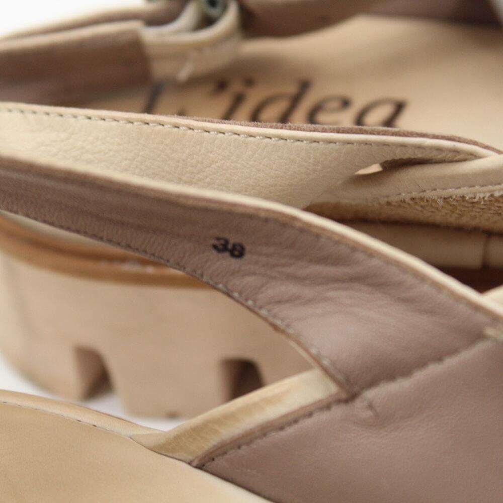 L'idea By Lori Raffia Crisscross Platform Sandals… - image 2